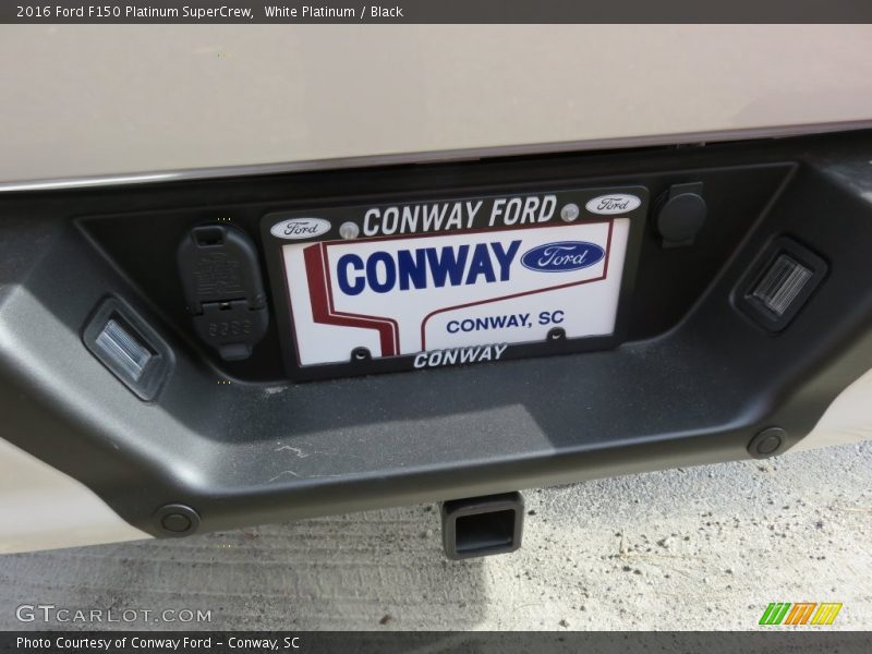 White Platinum / Black 2016 Ford F150 Platinum SuperCrew
