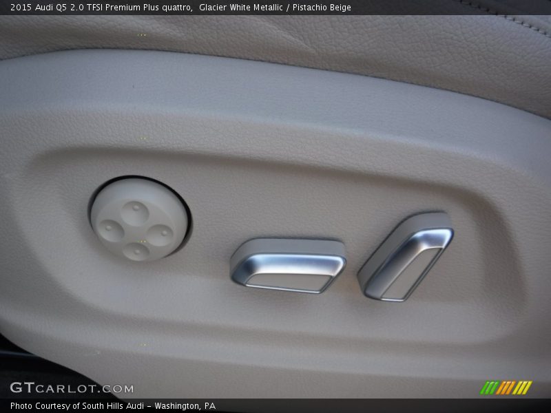 Glacier White Metallic / Pistachio Beige 2015 Audi Q5 2.0 TFSI Premium Plus quattro