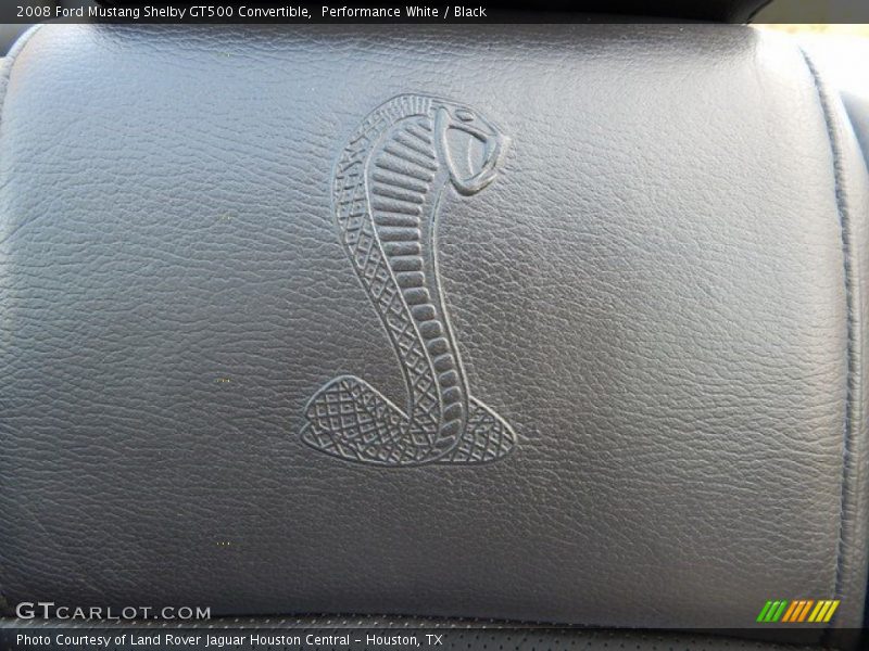 Performance White / Black 2008 Ford Mustang Shelby GT500 Convertible
