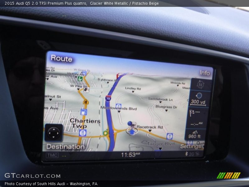 Glacier White Metallic / Pistachio Beige 2015 Audi Q5 2.0 TFSI Premium Plus quattro