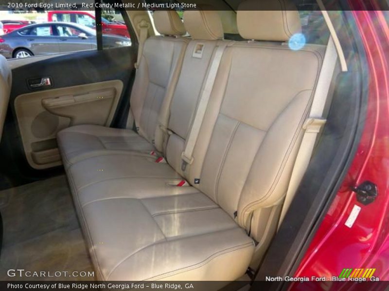 Red Candy Metallic / Medium Light Stone 2010 Ford Edge Limited