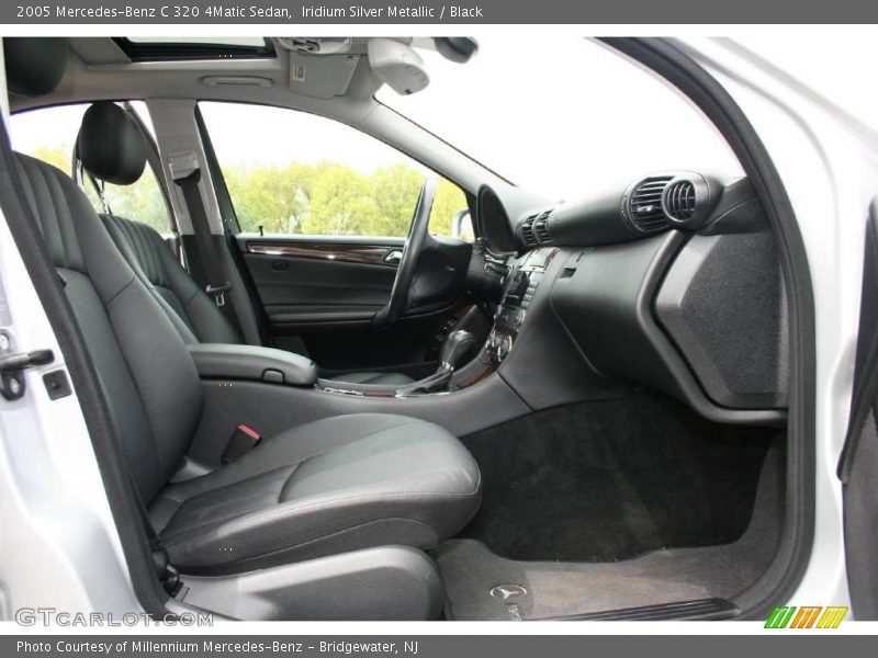 Iridium Silver Metallic / Black 2005 Mercedes-Benz C 320 4Matic Sedan