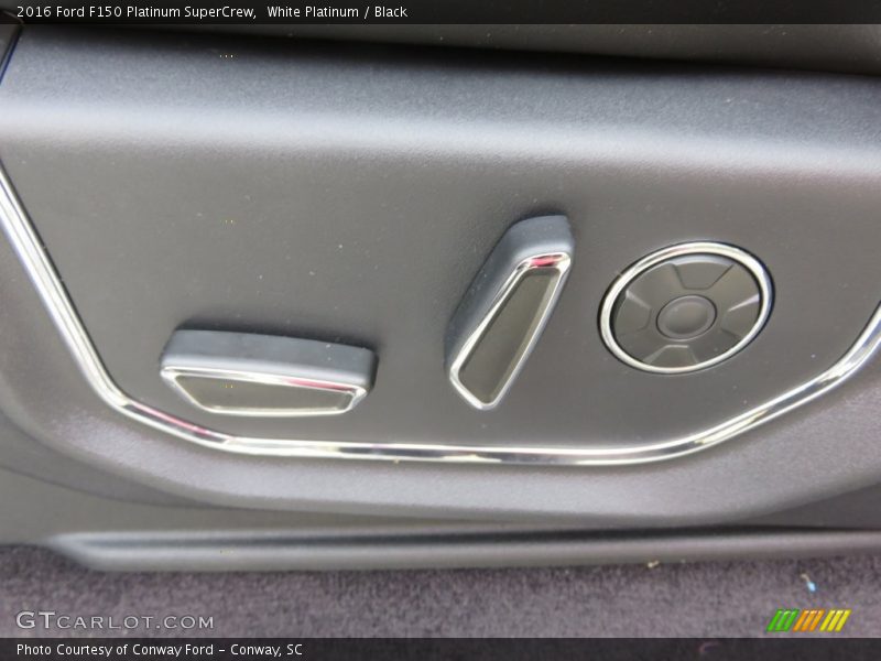 White Platinum / Black 2016 Ford F150 Platinum SuperCrew