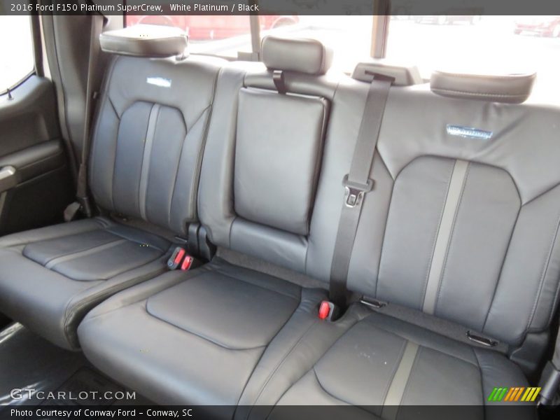 White Platinum / Black 2016 Ford F150 Platinum SuperCrew