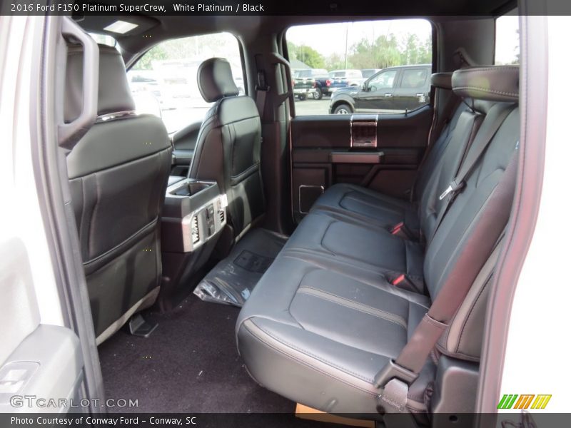 White Platinum / Black 2016 Ford F150 Platinum SuperCrew