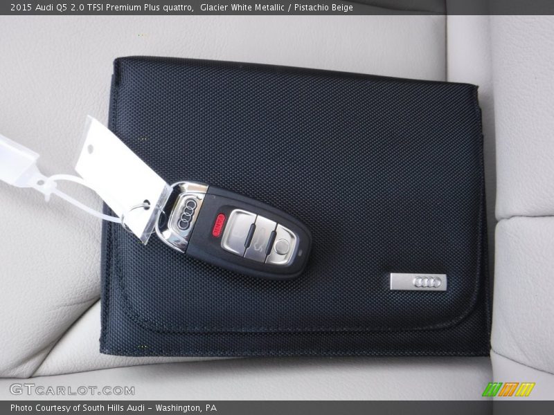 Glacier White Metallic / Pistachio Beige 2015 Audi Q5 2.0 TFSI Premium Plus quattro