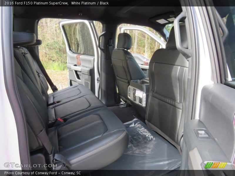 White Platinum / Black 2016 Ford F150 Platinum SuperCrew