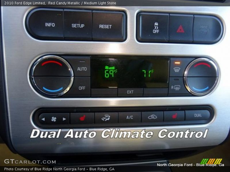 Red Candy Metallic / Medium Light Stone 2010 Ford Edge Limited