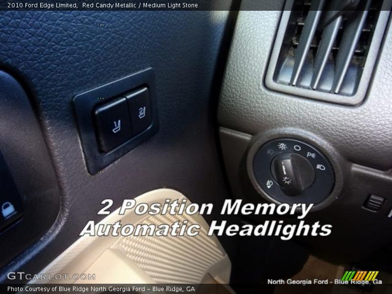 Red Candy Metallic / Medium Light Stone 2010 Ford Edge Limited
