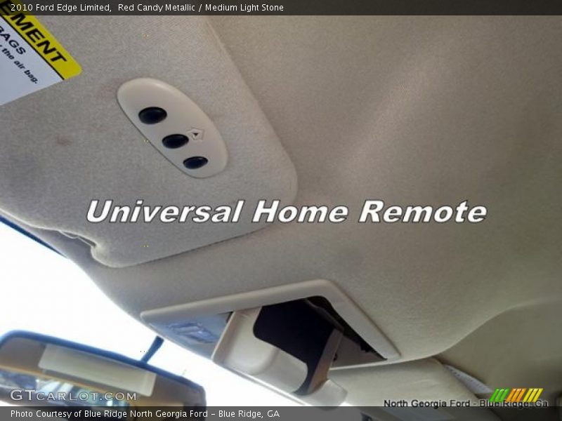 Red Candy Metallic / Medium Light Stone 2010 Ford Edge Limited