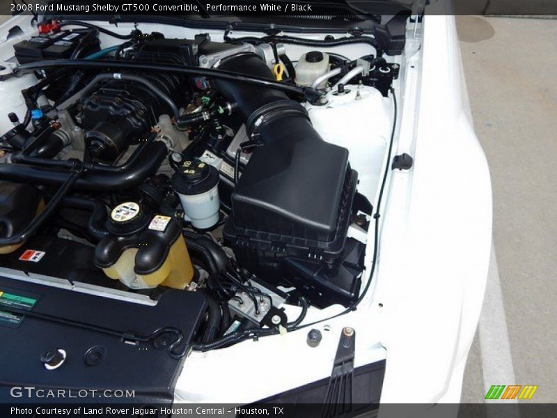 Performance White / Black 2008 Ford Mustang Shelby GT500 Convertible