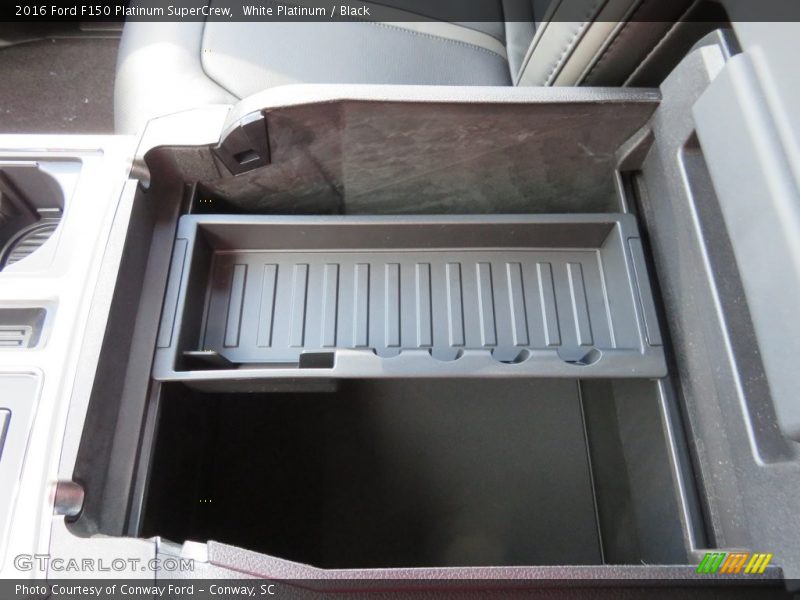 White Platinum / Black 2016 Ford F150 Platinum SuperCrew