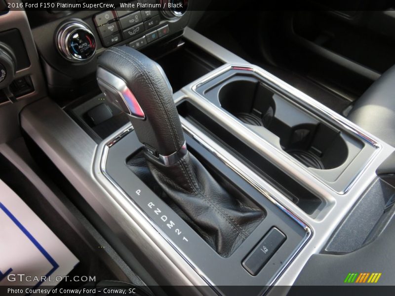 White Platinum / Black 2016 Ford F150 Platinum SuperCrew