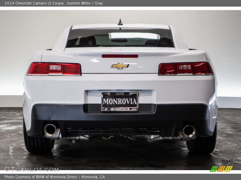 Summit White / Gray 2014 Chevrolet Camaro LS Coupe