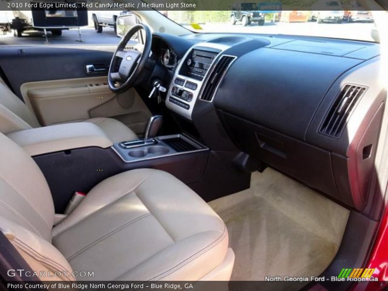 Red Candy Metallic / Medium Light Stone 2010 Ford Edge Limited