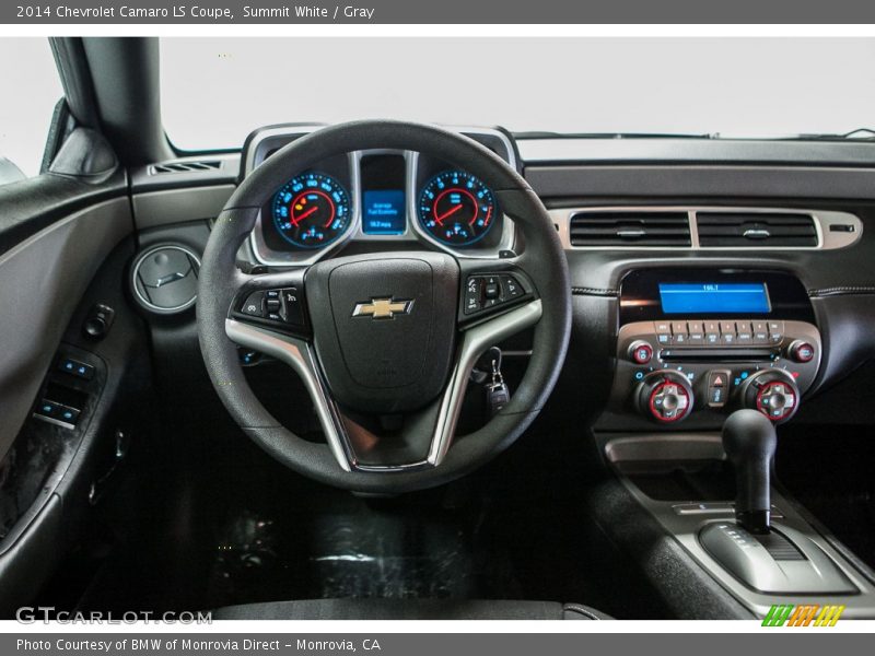 Summit White / Gray 2014 Chevrolet Camaro LS Coupe