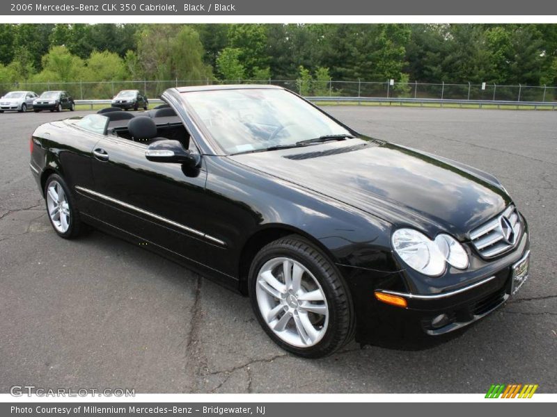Black / Black 2006 Mercedes-Benz CLK 350 Cabriolet