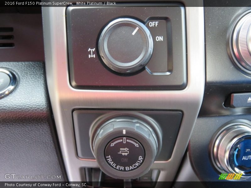 White Platinum / Black 2016 Ford F150 Platinum SuperCrew