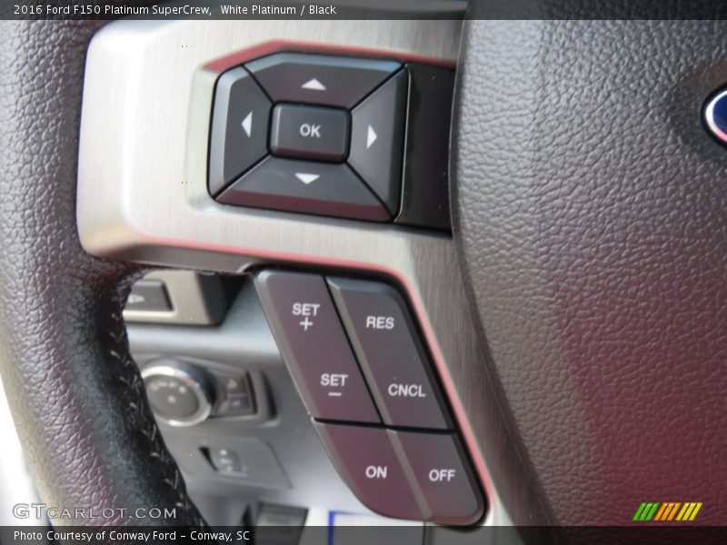 White Platinum / Black 2016 Ford F150 Platinum SuperCrew