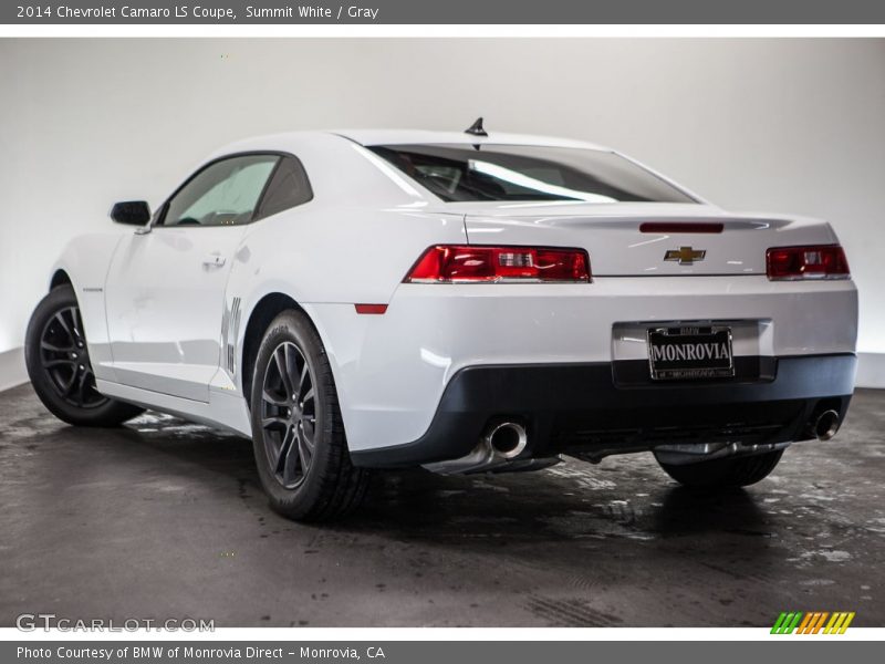 Summit White / Gray 2014 Chevrolet Camaro LS Coupe