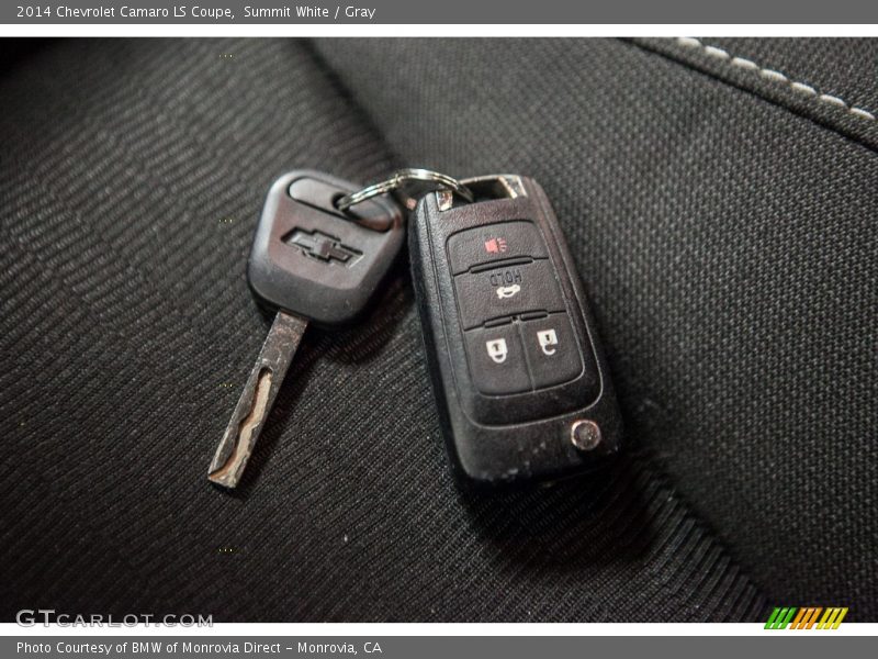 Summit White / Gray 2014 Chevrolet Camaro LS Coupe