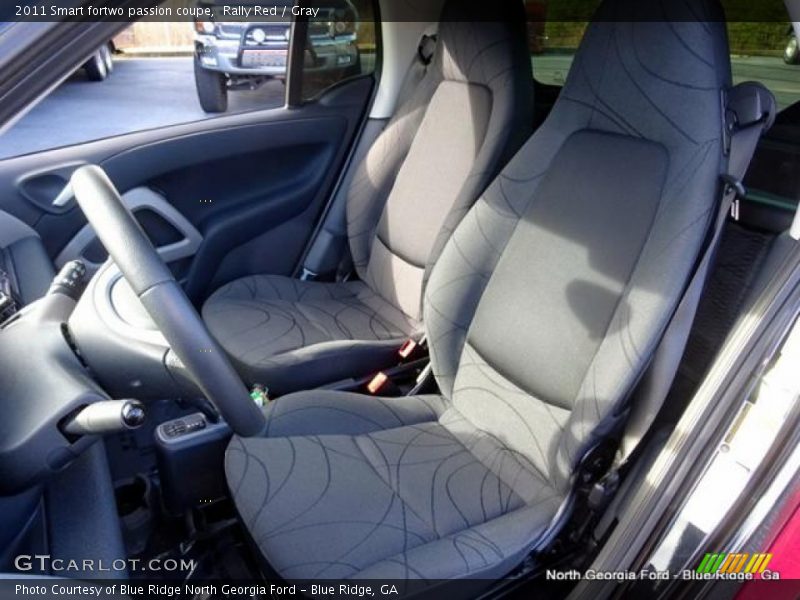 Rally Red / Gray 2011 Smart fortwo passion coupe