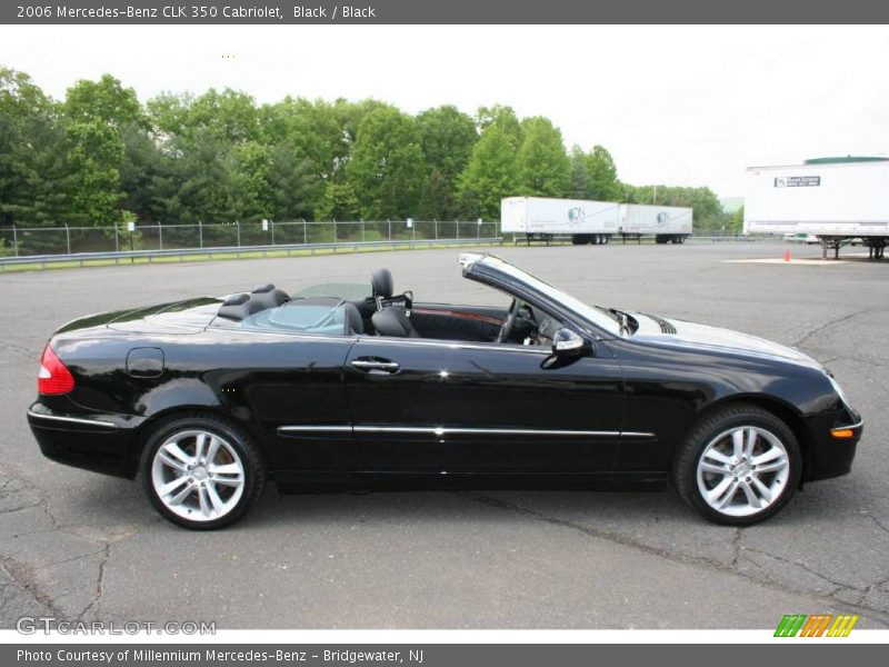 Black / Black 2006 Mercedes-Benz CLK 350 Cabriolet