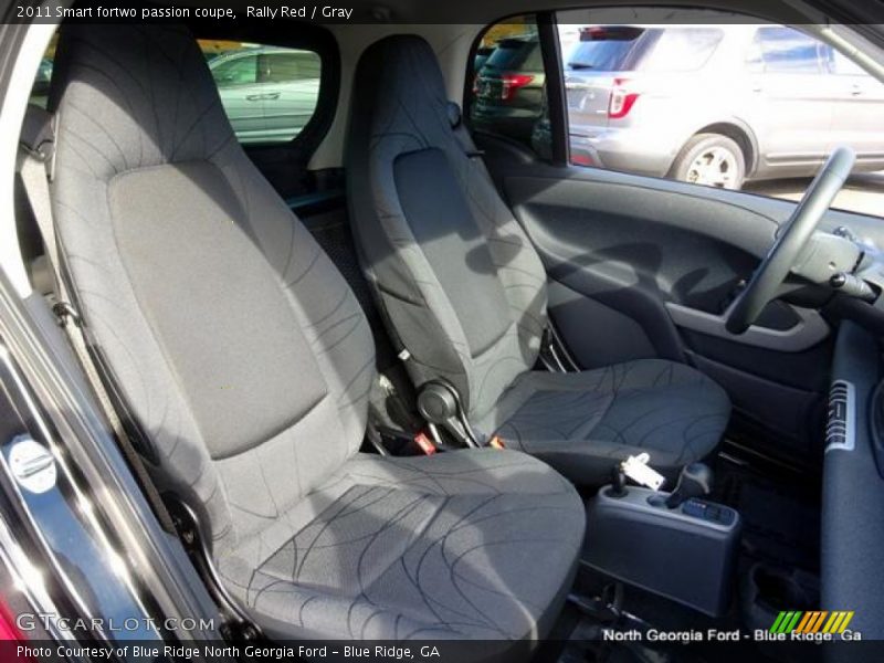 Rally Red / Gray 2011 Smart fortwo passion coupe
