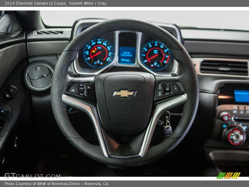 Summit White / Gray 2014 Chevrolet Camaro LS Coupe