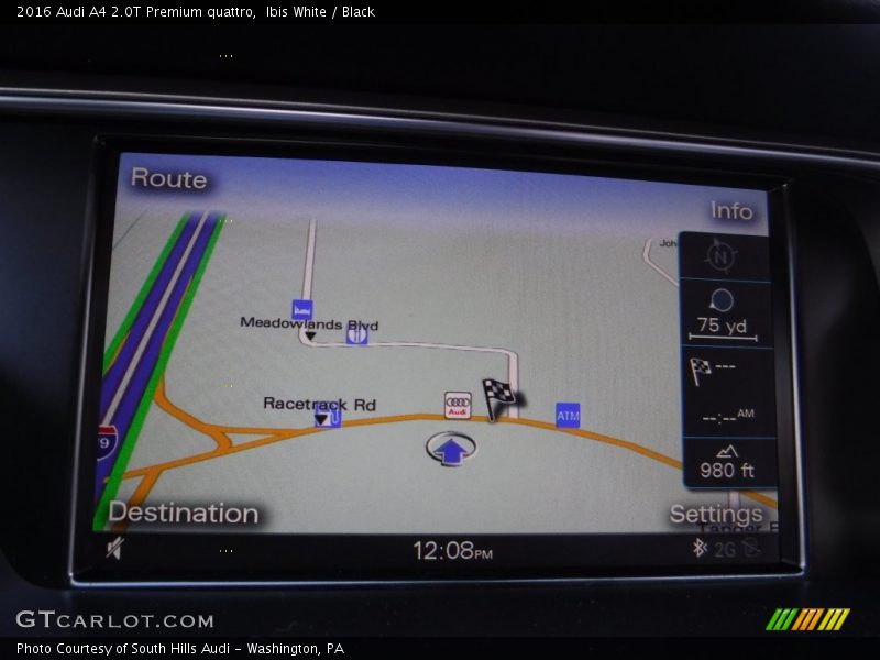 Ibis White / Black 2016 Audi A4 2.0T Premium quattro