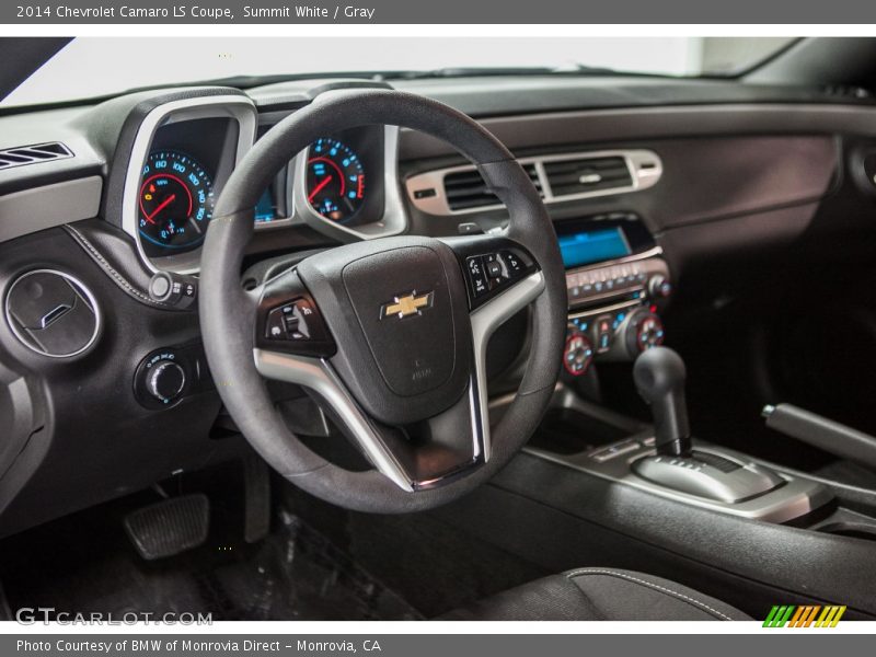 Summit White / Gray 2014 Chevrolet Camaro LS Coupe