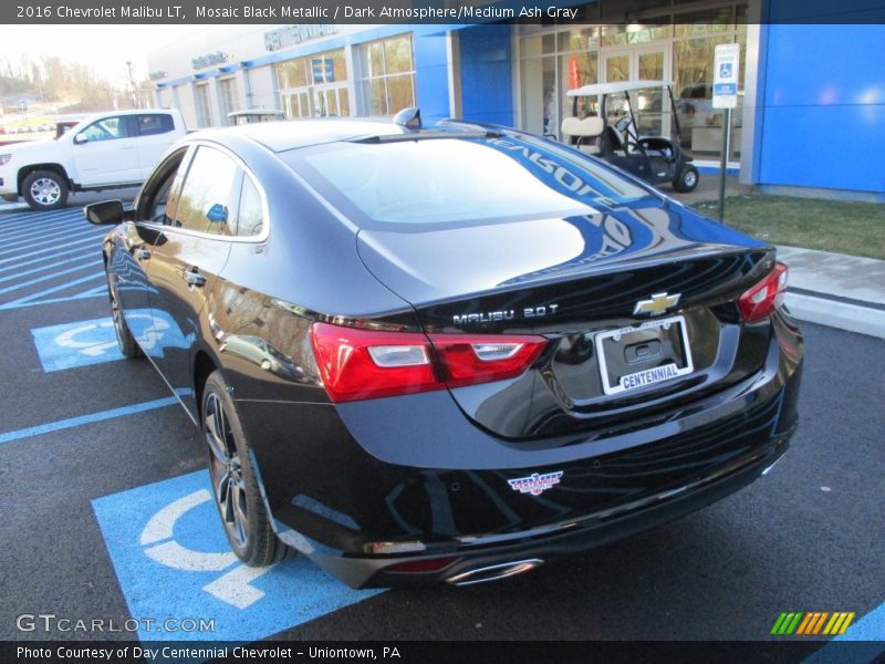 Mosaic Black Metallic / Dark Atmosphere/Medium Ash Gray 2016 Chevrolet Malibu LT