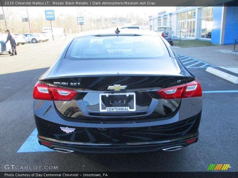 Mosaic Black Metallic / Dark Atmosphere/Medium Ash Gray 2016 Chevrolet Malibu LT