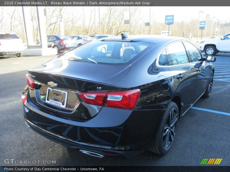 Mosaic Black Metallic / Dark Atmosphere/Medium Ash Gray 2016 Chevrolet Malibu LT