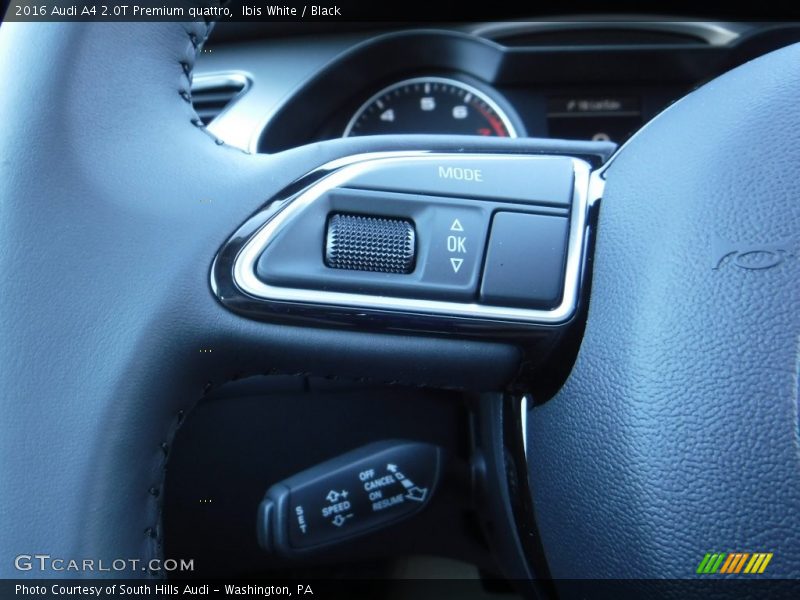 Ibis White / Black 2016 Audi A4 2.0T Premium quattro
