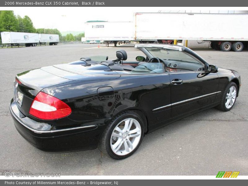 Black / Black 2006 Mercedes-Benz CLK 350 Cabriolet