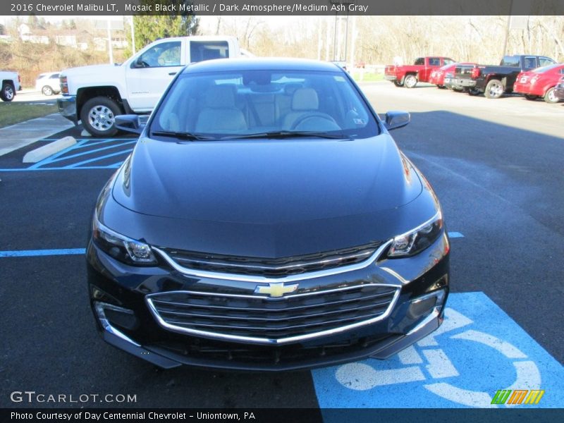 Mosaic Black Metallic / Dark Atmosphere/Medium Ash Gray 2016 Chevrolet Malibu LT