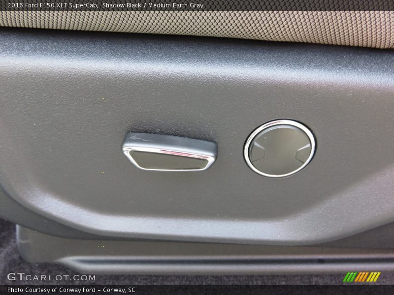 Shadow Black / Medium Earth Gray 2016 Ford F150 XLT SuperCab