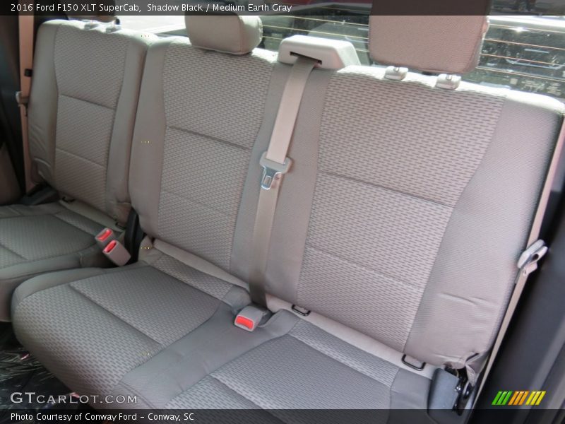 Shadow Black / Medium Earth Gray 2016 Ford F150 XLT SuperCab