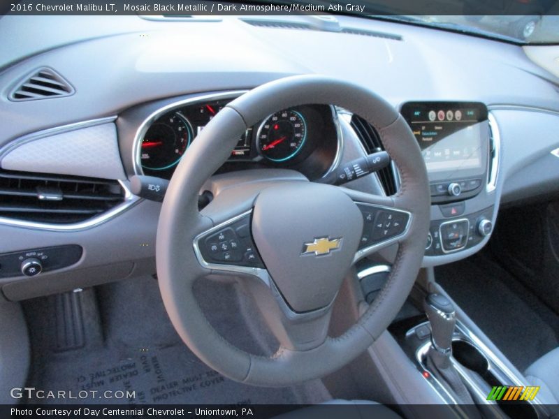 Mosaic Black Metallic / Dark Atmosphere/Medium Ash Gray 2016 Chevrolet Malibu LT