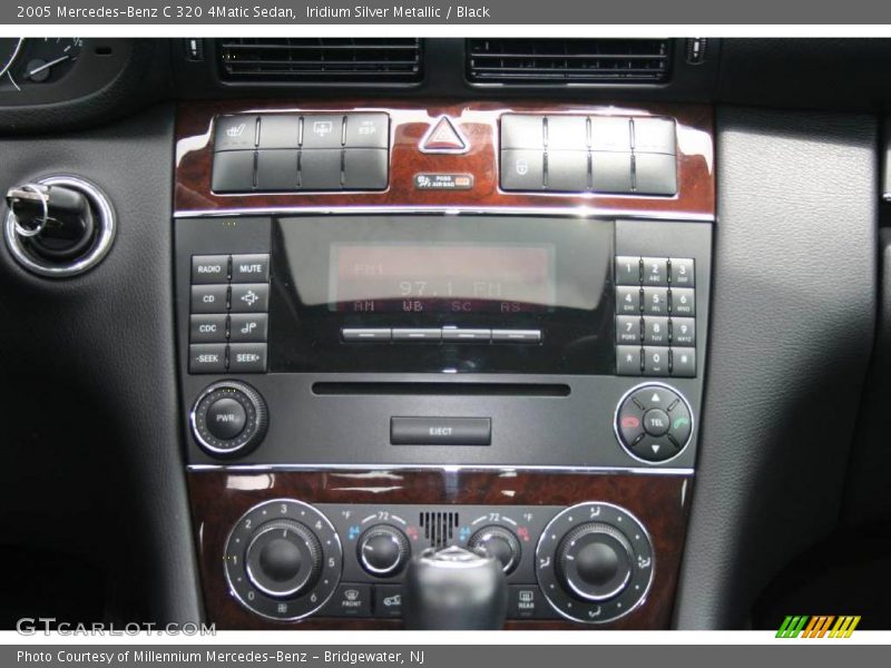 Iridium Silver Metallic / Black 2005 Mercedes-Benz C 320 4Matic Sedan