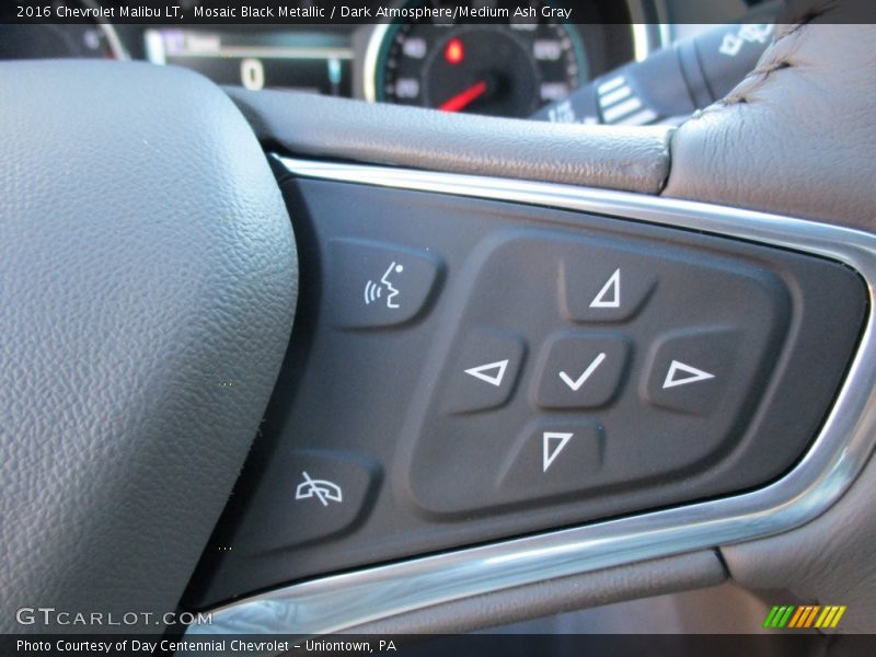 Mosaic Black Metallic / Dark Atmosphere/Medium Ash Gray 2016 Chevrolet Malibu LT