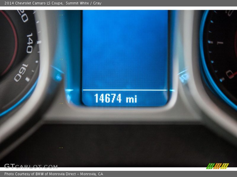 Summit White / Gray 2014 Chevrolet Camaro LS Coupe