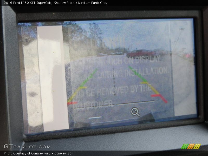 Shadow Black / Medium Earth Gray 2016 Ford F150 XLT SuperCab