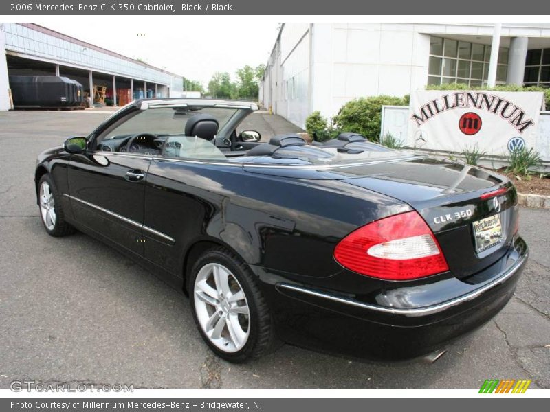 Black / Black 2006 Mercedes-Benz CLK 350 Cabriolet