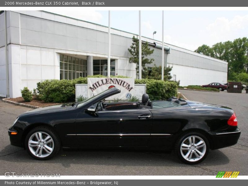 Black / Black 2006 Mercedes-Benz CLK 350 Cabriolet