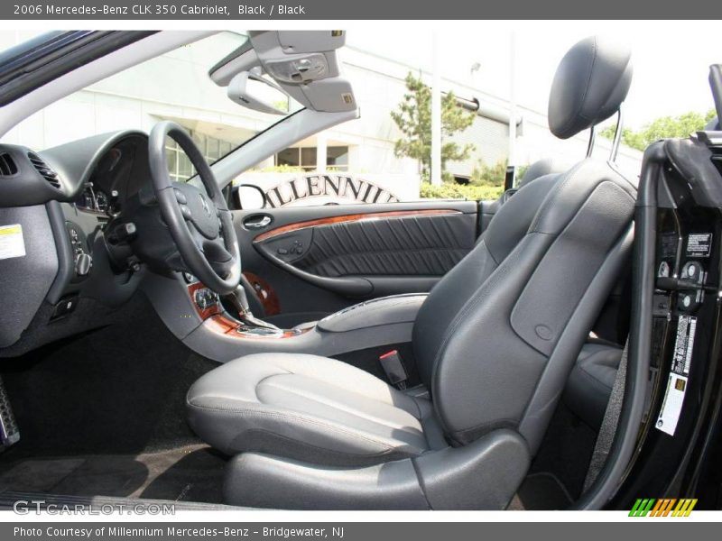 Black / Black 2006 Mercedes-Benz CLK 350 Cabriolet