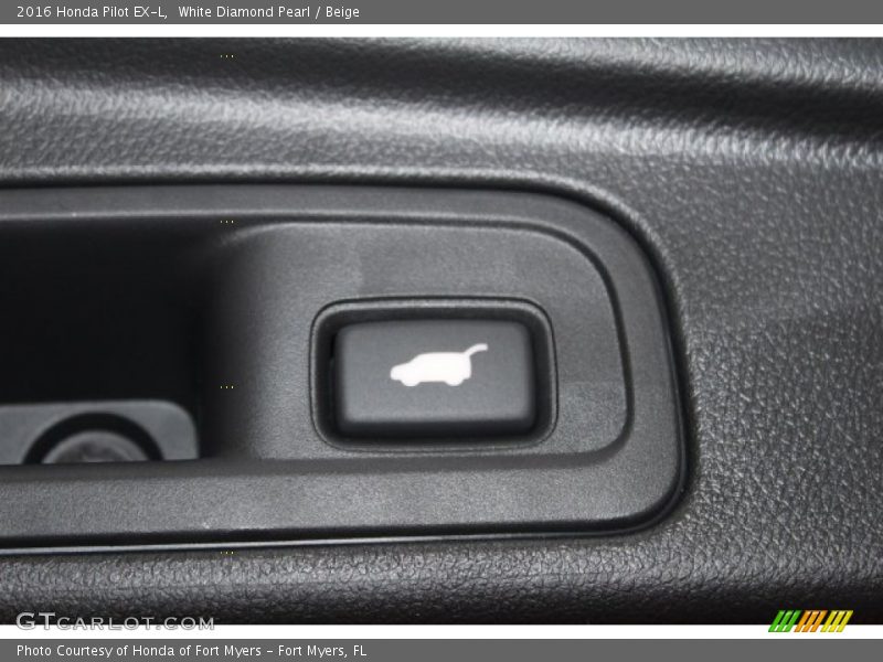 White Diamond Pearl / Beige 2016 Honda Pilot EX-L