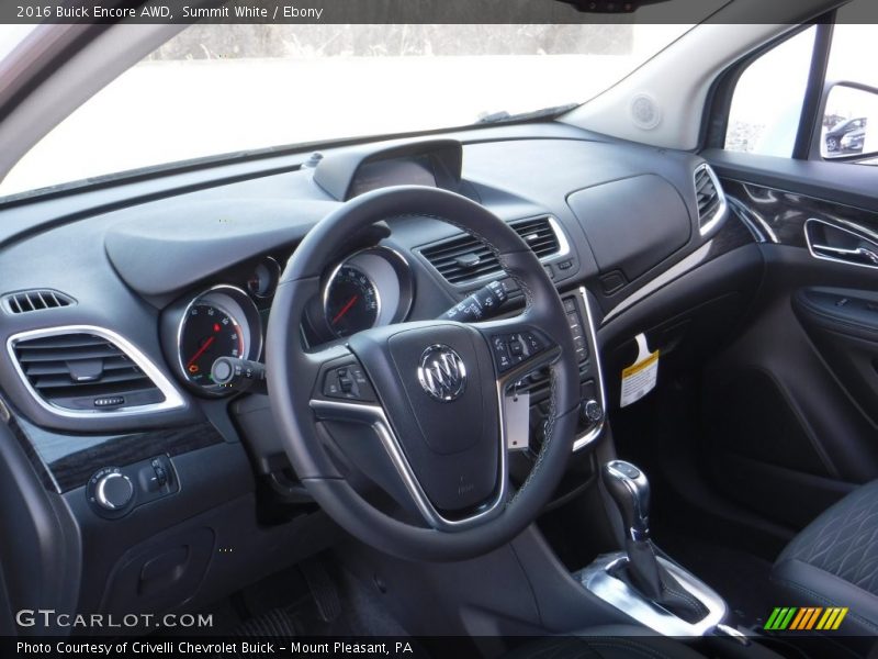 Summit White / Ebony 2016 Buick Encore AWD