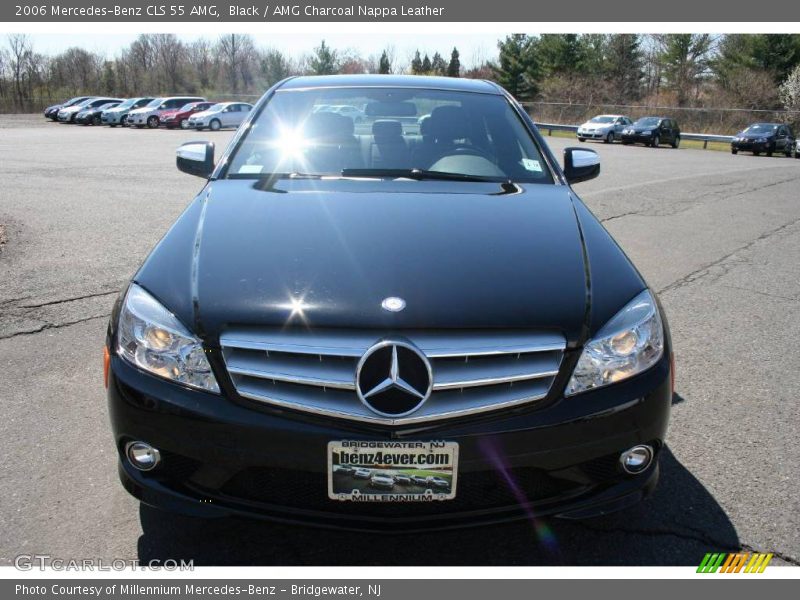 Black / AMG Charcoal Nappa Leather 2006 Mercedes-Benz CLS 55 AMG